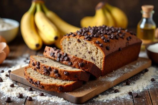 Le « banana bread » aux pépites de chocolat sans sucre ajouté : la recette saine et gourmande pour le goûter Le « banana bread » aux pépites de chocolat sans sucre ajouté : la recette saine et gourmande pour le goûter