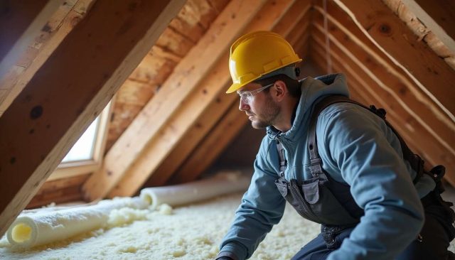 1749118668-un-technicien-qui-procede-a-lisolation-des-combles.jpg Isoler ses combles pour moins cher : Voici les astuces pour réduire sa facture de chauffage drastiquement