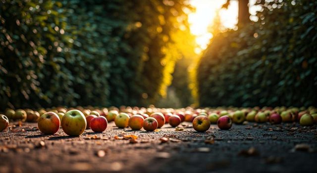 Pourquoi laisser les pommes tombées au sol est une très mauvaise idée pour votre jardin